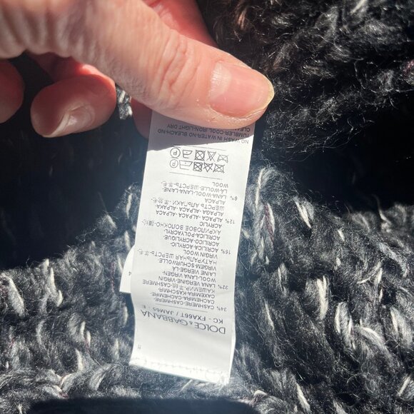 DOLCE & GABANNA GREY CARDIGAN - Picture 2 of 5